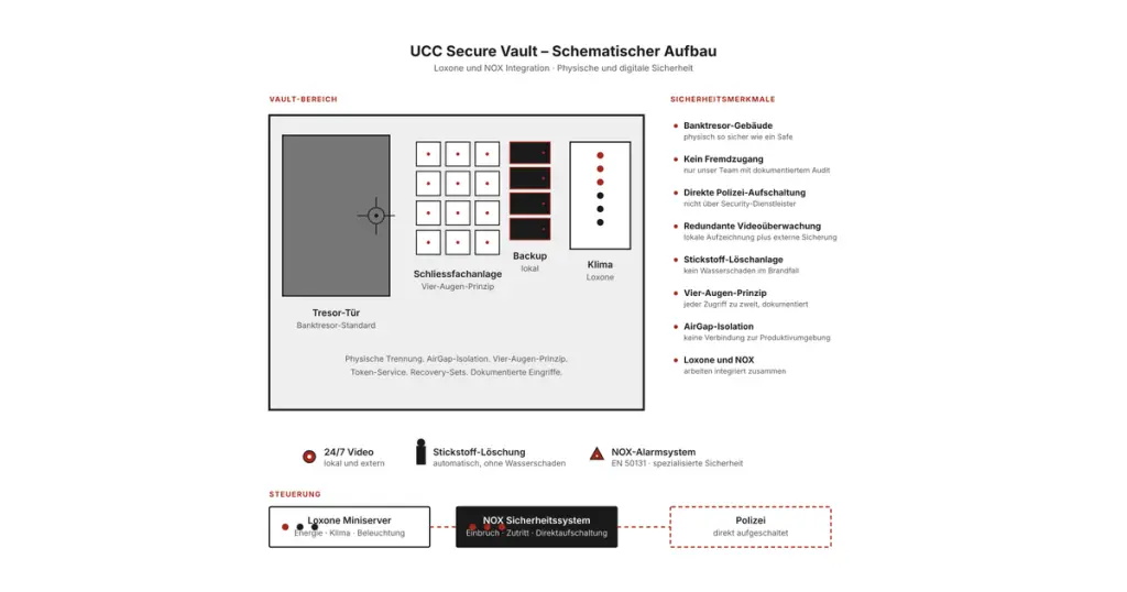 banktresor rechenzentrum schema