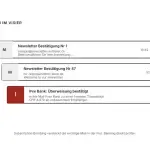 Illustration: E-Mail-Postfach mit betrügerischer Nachricht